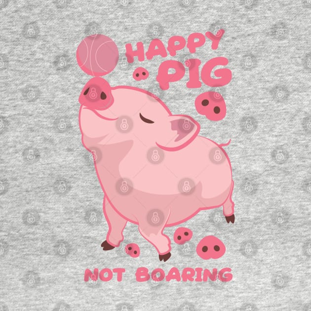 Happy Pig, Not Boaring by andantino